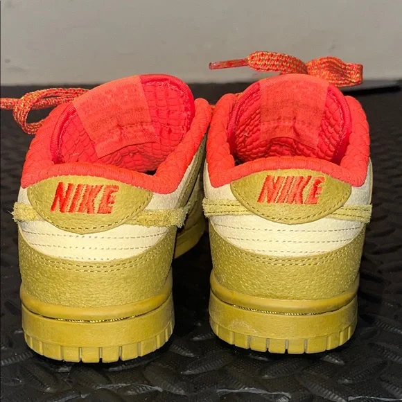 Nike Dunk Low Bronzine Picante Red Womens Size 6 - Picture 7 of 9